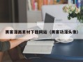 山西黑客漫画素材下载网站（黑客动漫头像）